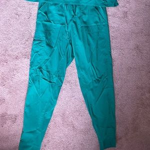 Hunter green scrubs